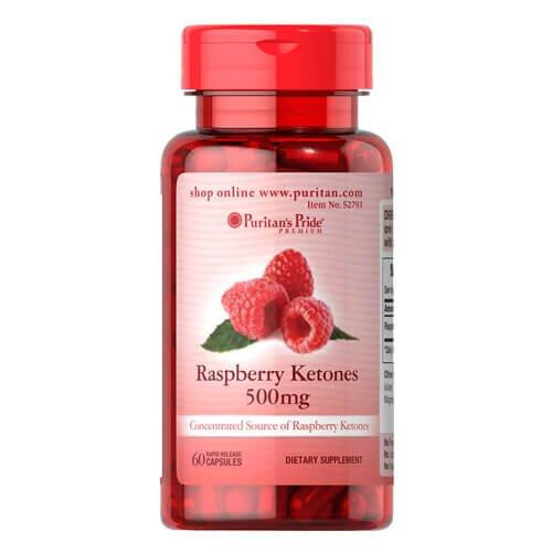 Puritan's Pride Raspberry Ketones 500 mg 60 капс - зображення 1