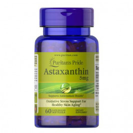   Puritan's Pride Astaxanthin 5 mg 60 капсул