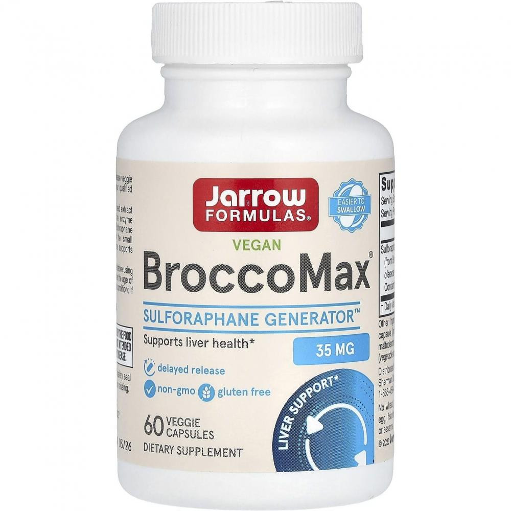 Jarrow Formulas BroccoMax 60 вегетаріанських капсул - зображення 1