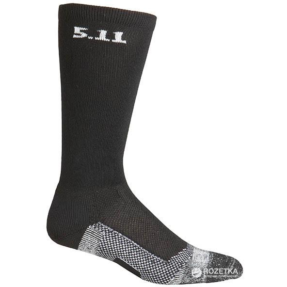 5.11 Tactical Шкарпетки тактичні  Tactical Level I 9 Sock - Regular Thickness 59048 L Black (2000000145631) - зображення 1