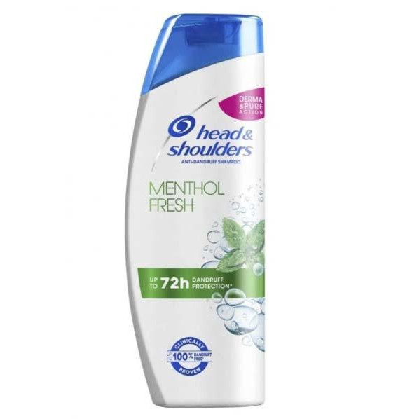 Head & Shoulders Шампунь против перхоти  Ментол 400 мл (5000174896190) - зображення 1