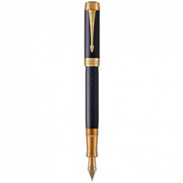   Parker Ручка пір'яна  DUOFOLD Prestige Blue Chevron GT FP18-C F (96 001)