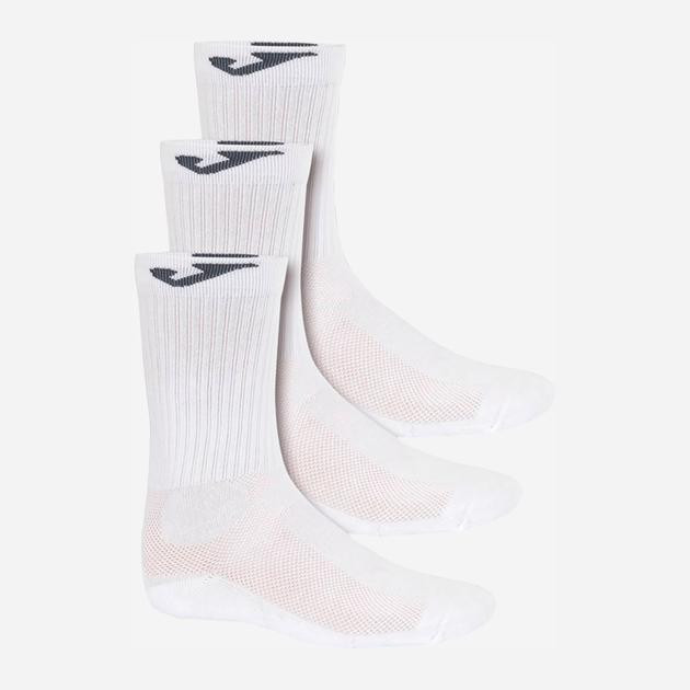 Joma Набір чоловічих шкарпеток високих бавовняних  LONG SOCKS 400782.200 XL 3 пари Білий (8445456001386) - зображення 1