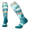 Smartwool Жіночі термошкарпетки  PhD Ski Medium Pattern Mediterranean Green (SW B01002.A19) S - зображення 1