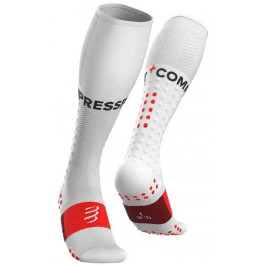   Compressport Компресійні гольфи  Full Socks Run, White, T4 (SU00004B 001 0T4)