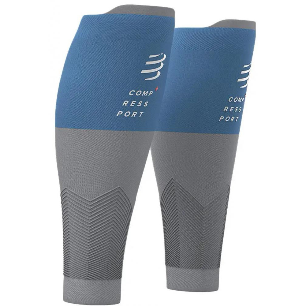 Compressport Компресійні гетри  R2 V2, Pacific Blu/Alloy, T1 (SU00002B 540 0T1) - зображення 1