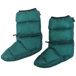   ROCK FRONT Пухові шкарпетки-чуні  Hot Feet Ultralight - S - смарагдовий (3705)