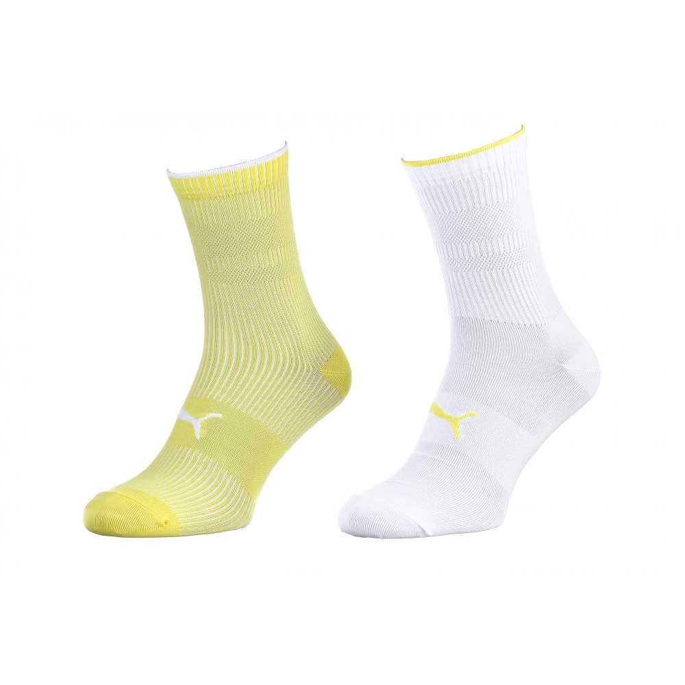 PUMA Шкарпетки  SOCK CLASSIC 2P WOMEN жовтий, білий Жін 35-38 - зображення 1