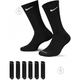   Nike Набір шкарпеток  U NK ED PLS CSH CRW 6PR-132 SX6897-010 котон XL 6 пар (193658363624)