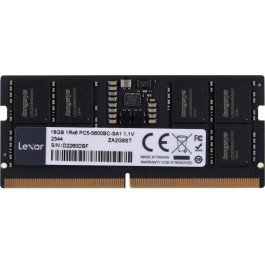   Lexar 16 GB SO-DIMM DDR5 5600 MHz (LD5S16G56C46ST-BGS)