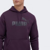 PUMA Фіолетова чоловіча кофта  ESS Big Logo Hoodie FL (s) 586687/17 - зображення 4