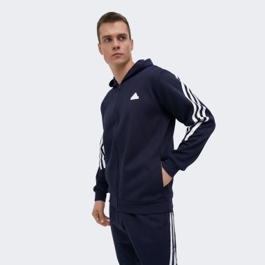 Adidas Толстовка на блискавці чоловіча  M Fi 3S Fz IW8568 S Синя (4067896483702) - зображення 1