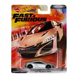   Hot Wheels 17 Acura NSX Fast & Furious 1:64 HCP30 Silver