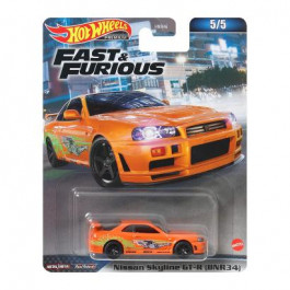   Hot Wheels Nissan Skyline GT-R (BNR34) серії Форсаж 1:64 (HNW46/HKD21)