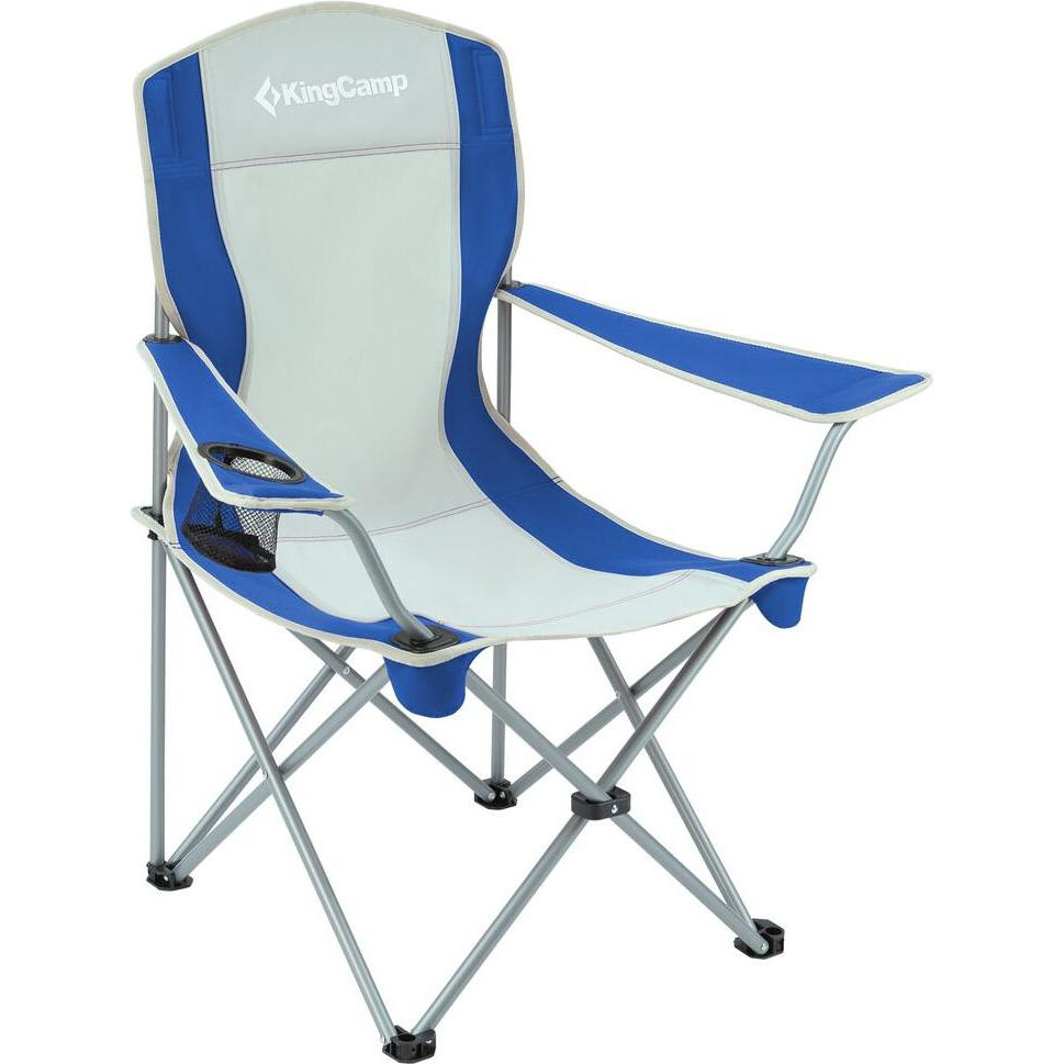 KingCamp Arms Chairin Steel Grey/Blue (KC3818_grey_blue) - зображення 1