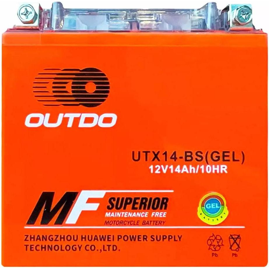 Outdo 6СТ-12 UTX14-BS - зображення 1