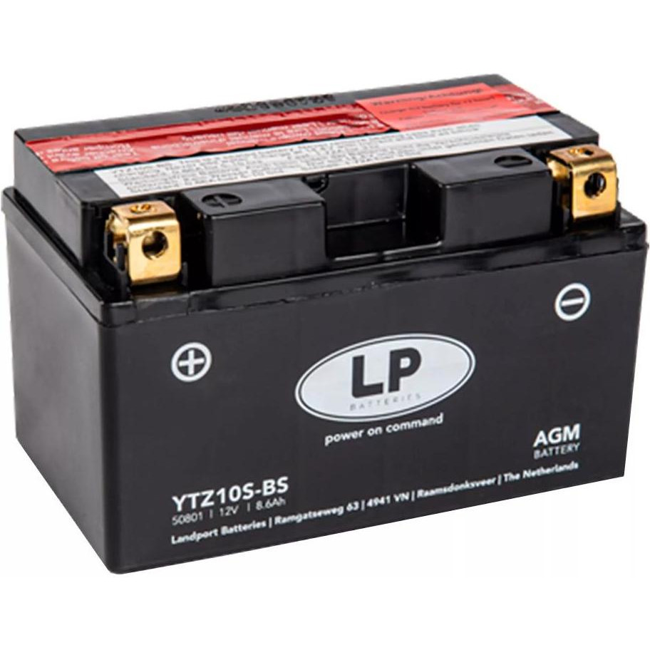 LP Battery AGM 6CT-8.6Ah 145A Аз (YTZ10S-BS) - зображення 1