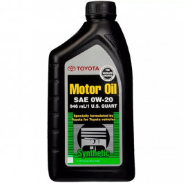   Toyota Motor Oil 0W-20 Synthetic 00279-0WQTE