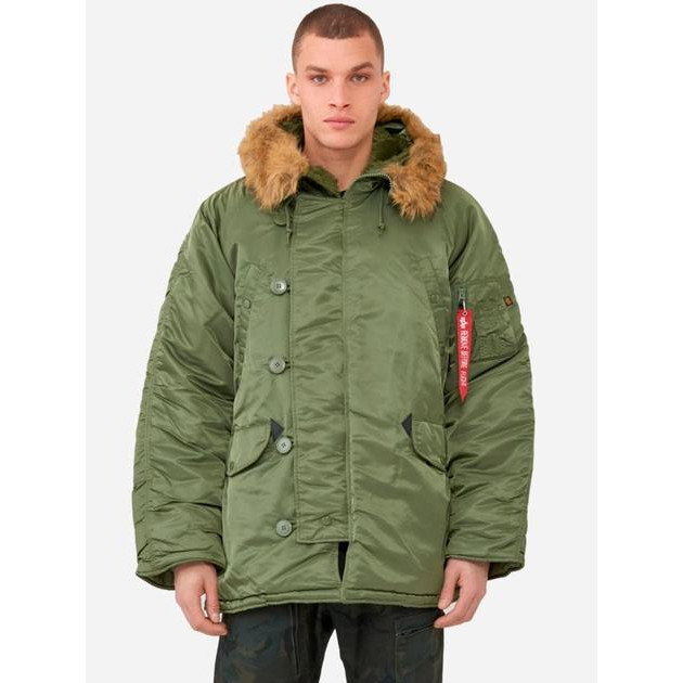 Alpha Industries Парка  MJN31000C1 N-3B Parka 3XL Sage (640631439963) - зображення 1