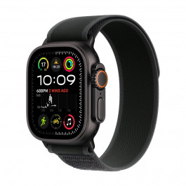   Apple Watch Ultra 2 GPS + Cellular 49mm Black Titan. Case w. Black Trail Loop - S/M (MX4U3)