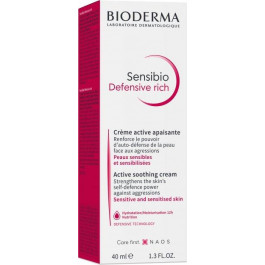   Bioderma Насыщенный крем для лица  Sensibio Defensive 40 мл (3701129804469)