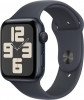 Apple Watch SE 2 GPS 40mm Midnight Aluminium Case w. Midnight Sport Band - M/L (MXE93) - зображення 1