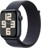 Apple Watch SE 2 GPS 40mm Midnight Aluminium Case w. Ink Sport Loop (MXEA3) - зображення 1