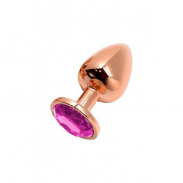   Wooomy Tralalo Rose Gold Metal Plug MAGENTA S (SO7429)