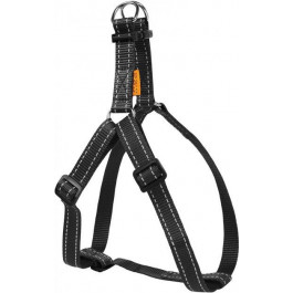   Collar Нейлоновая шлея Dog Extreme для собак, регулирующая, 20 мм, 50-80 см, черная (06671)