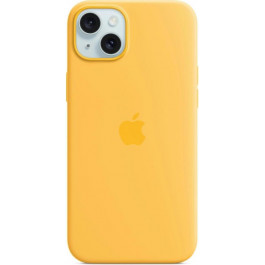   Apple iPhone 15 Plus Silicone Case with MagSafe - Sunshine (MWNF3)