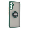 ArmorStandart Frosted Matte Ring Samsung A34 5G (A346) Dark Green (ARM68355) - зображення 1