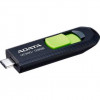 ADATA 128 GB UC300 Type-C 3.2 Black/Green (ACHO-UC300-128G-RBK/GN) - зображення 1