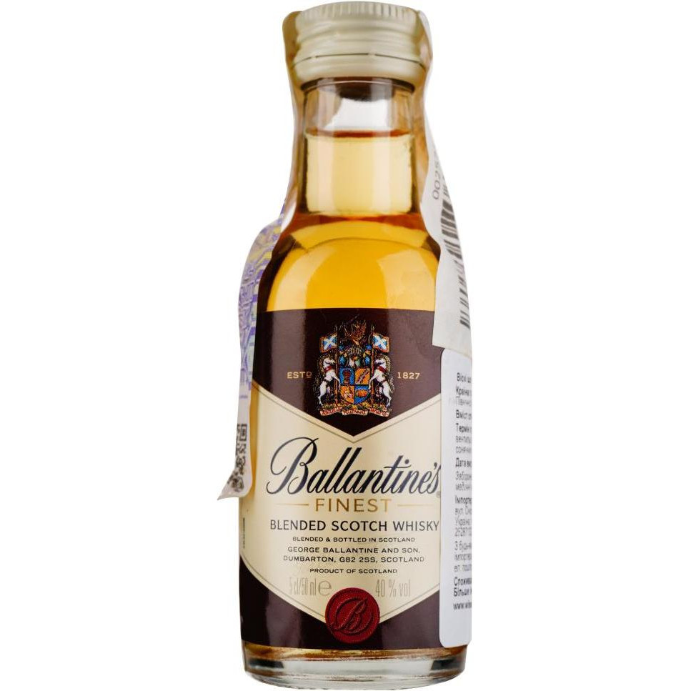 Ballantine's Виски Finest 0.05 л 40% (5010106113912) - зображення 1