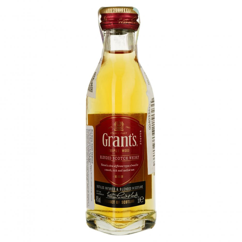 Grant's Віскі  Family Reserve 5 - 6 років витримки 0.05 л 40% (5010327200460) - зображення 1