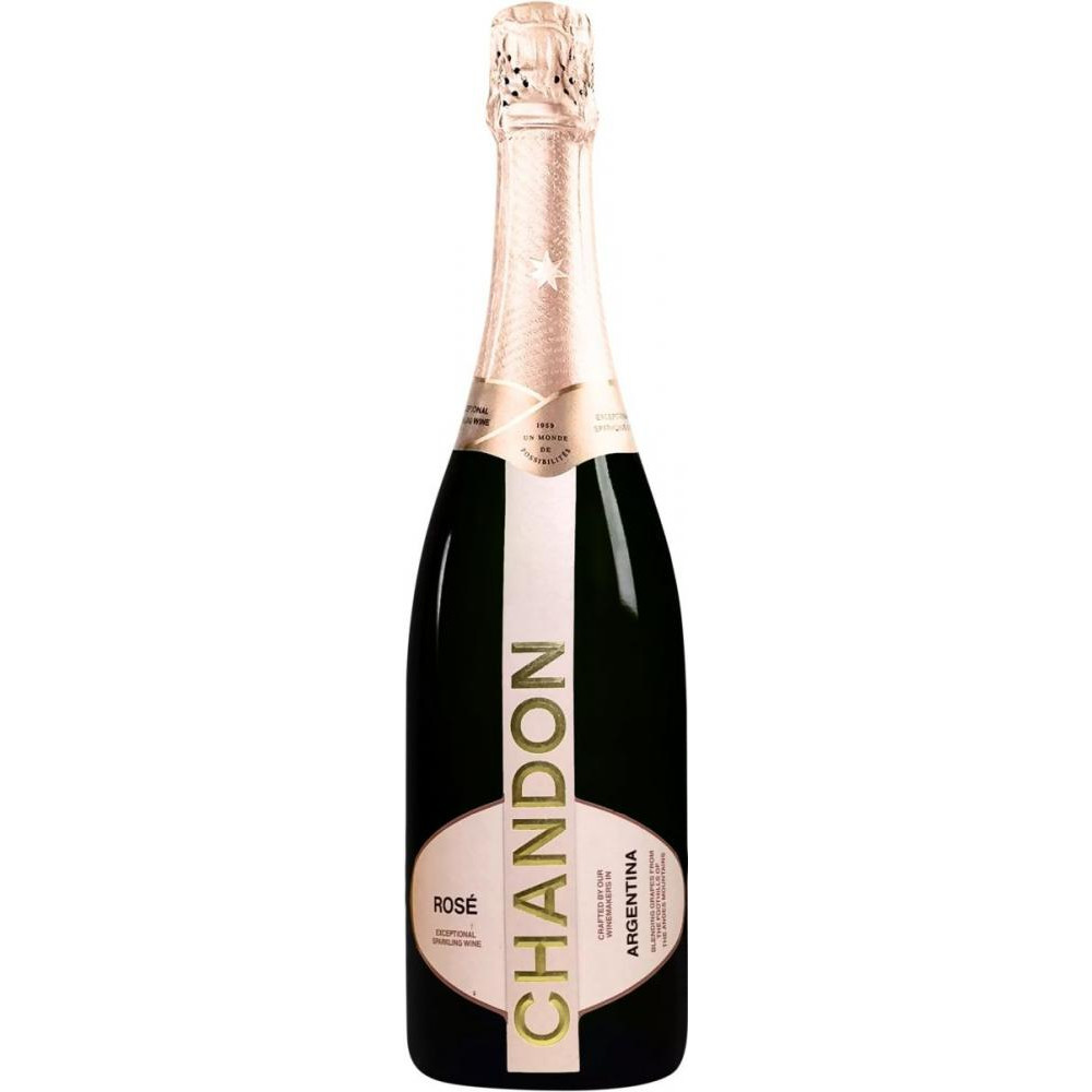 Chandon Вино ігристе  Rose рожеве сухе, 0,75 л (7790975001340) - зображення 1