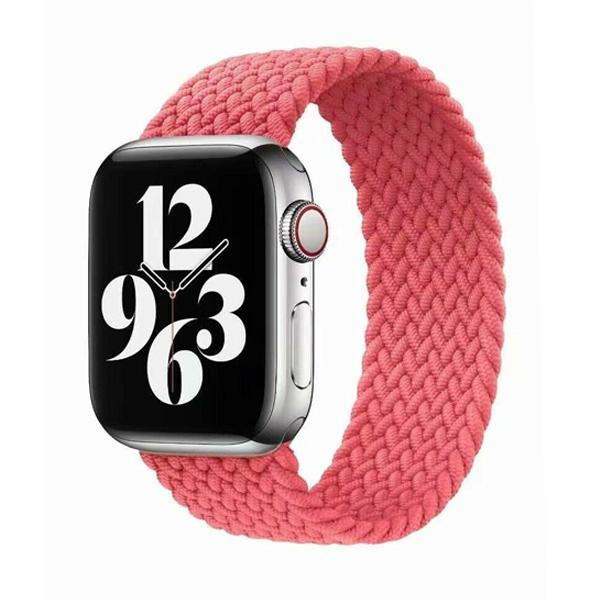 Crawford Technology Ремінець для Apple Watch 38mm/40mm Braided Solo Loop Pink Punch (M/140mm) - зображення 1