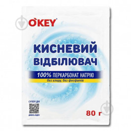   O'key Відбілювач Кисневий 100% 80 г (4820049384260)