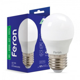   FERON LB-745 LED G45 6W E27 4000K (25675)