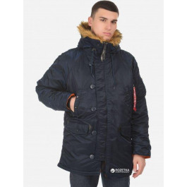   Alpha Industries Парка  Slim Fit N-3B Parka 4XL Replica Blue/Orange