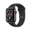 Apple Watch Series 4 GPS 40mm Gray Alum. w. Black Sport b. Gray Alum. (MU662) - зображення 1