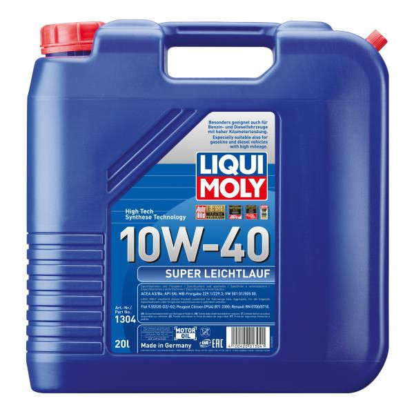 Liqui Moly Super Leichtlauf 10W-40 20л - зображення 1