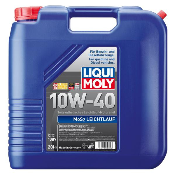 Liqui Moly MoS2 Leichtlauf 10W-40 20л - зображення 1