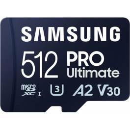   Samsung 512 GB PRO Ultimate microSD card (MB-MY512SA)