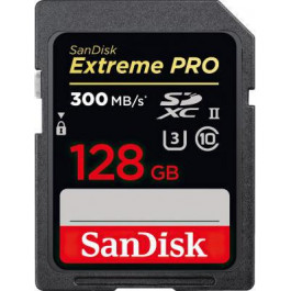   SanDisk 128 GB SDXC UHS-II U3 V90 Extreme Pro SDSDXDK-128G-GN4IN