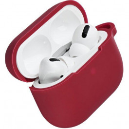   2E Чохол  для Apple AirPods Pro, Pure Color Silicone (2.5 mm), Cherry red (2E-PODSPR-IBPCS-2.5-CHR)