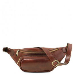   Tuscany Leather Коричнева сумка на пояс чоловіча  TL141797 Brown