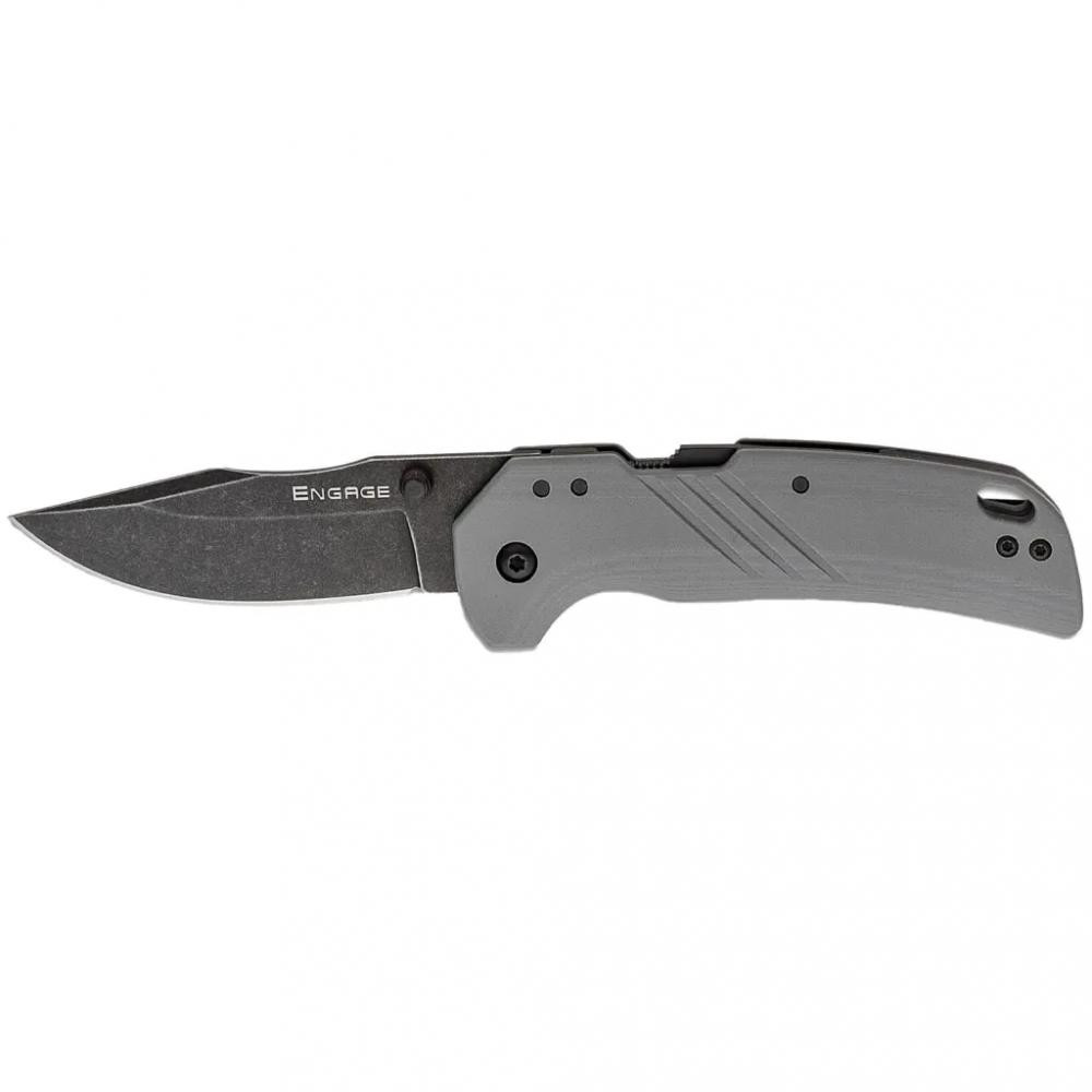 Cold Steel Engage 3" Drop Point Black/Grey (CS-FL-30DPLD-10BGY) - зображення 1