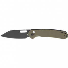   CJRB Pyrite Wharncliffe BB AR-RPM9 Steel G10 Green (J1925A-BGN)