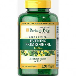   Puritan's Pride Evening Primrose Oil 1300 mg with GLA 120 (30505)