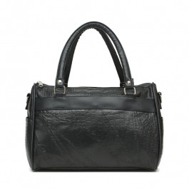   Borsa Leather Жіноча сумка бочонок  чорна (K1HB1506334-R1-black)